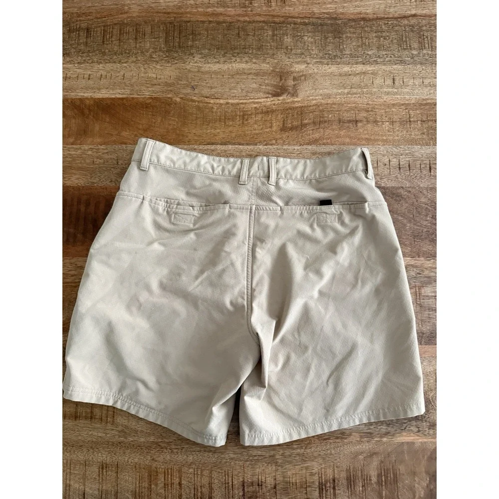 North Face Mens 32 Tan Hiking Shorts Stretch Performance Trail Outdoor Casual